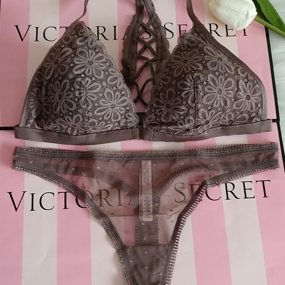SET🌼Size L VICTORIA'S SECRET BRALETTE & PANTY L - Picture 3 of 5